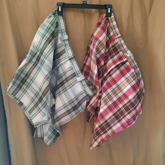 Kim Rogers Pants - 2 pc lot Kim Roger's Plaid Shorts